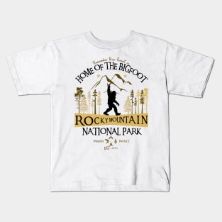 Rocky Mountain National Park Kids T-Shirt